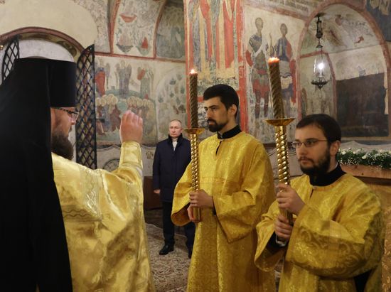 Russia Putin Religion Orthodox Christmas