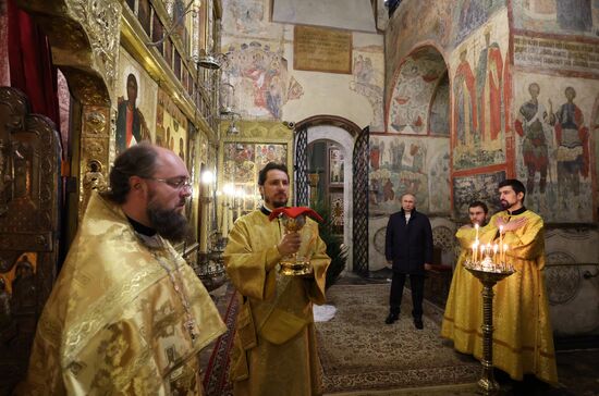 Russia Putin Religion Orthodox Christmas