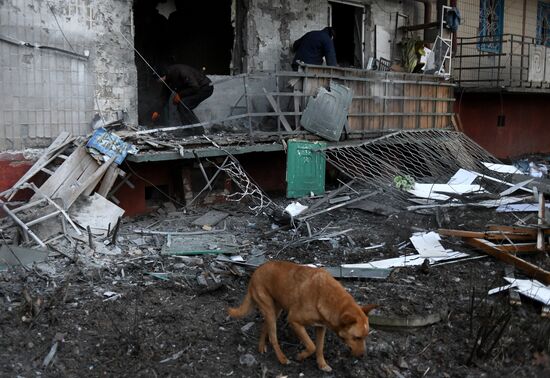 Russia Ukraine Military Operation Shelling