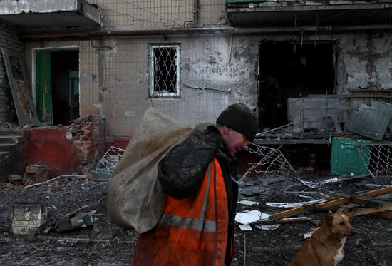 Russia Ukraine Military Operation Shelling