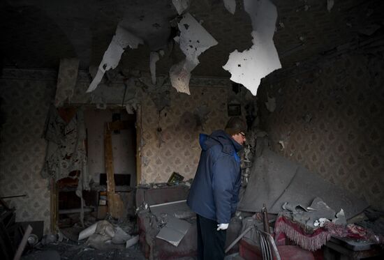 Russia Ukraine Military Operation Shelling