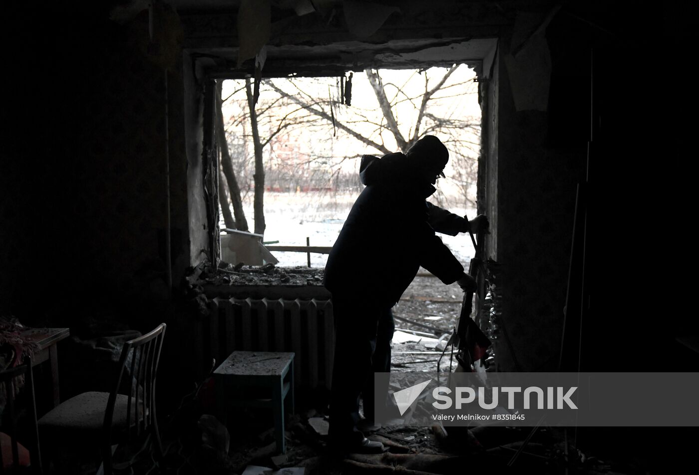 Russia Ukraine Military Operation Shelling