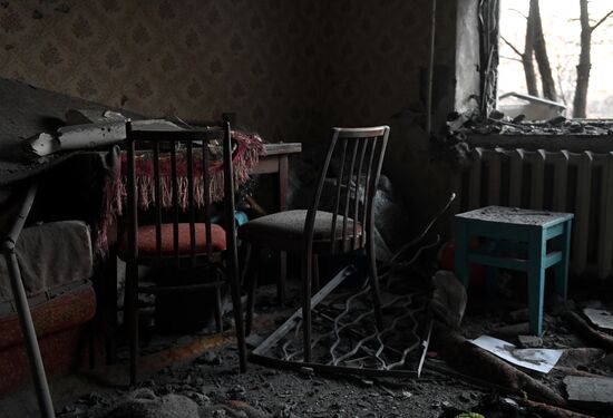 Russia Ukraine Military Operation Shelling