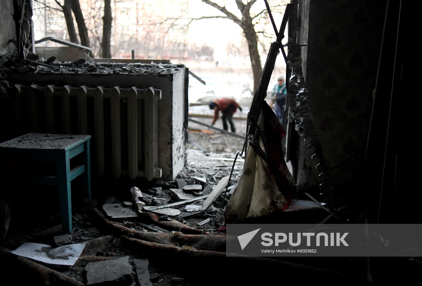 Russia Ukraine Military Operation Shelling