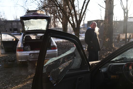 Russia Ukraine Military Operation Shelling