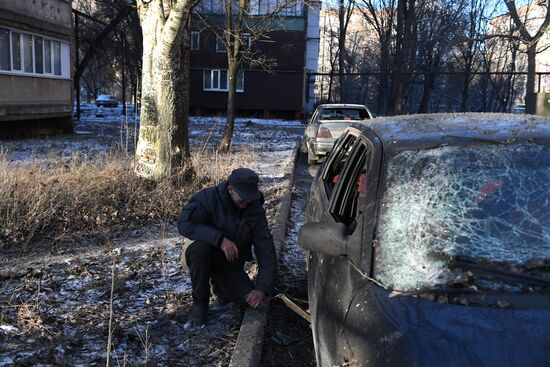 Russia Ukraine Military Operation Shelling