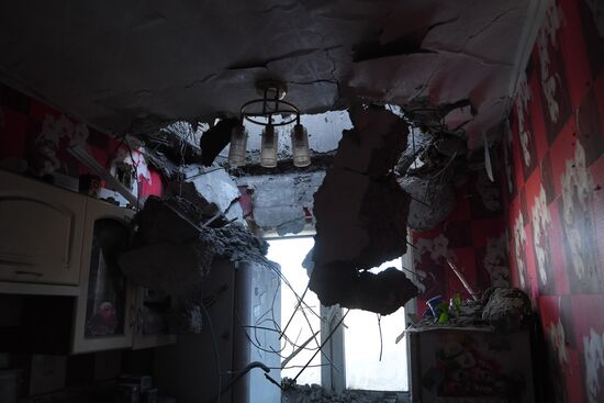 Russia Ukraine Military Operation Shelling