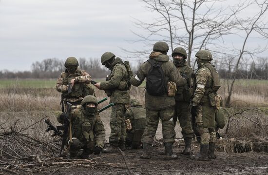 Russia Ukraine Military Operation Reservists Training