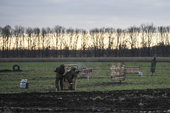 Russia Ukraine Military Operation Reservists Training