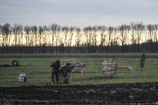 Russia Ukraine Military Operation Reservists Training