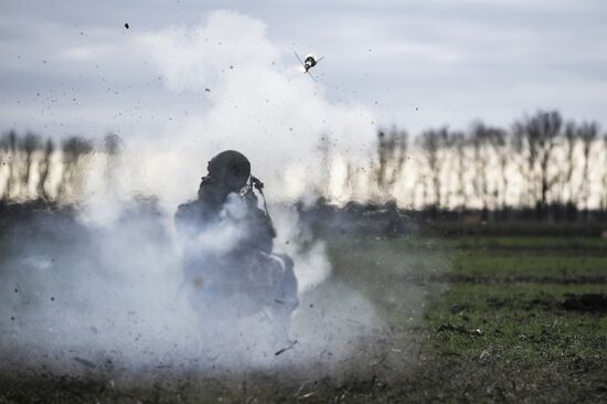 Russia Ukraine Military Operation Reservists Training