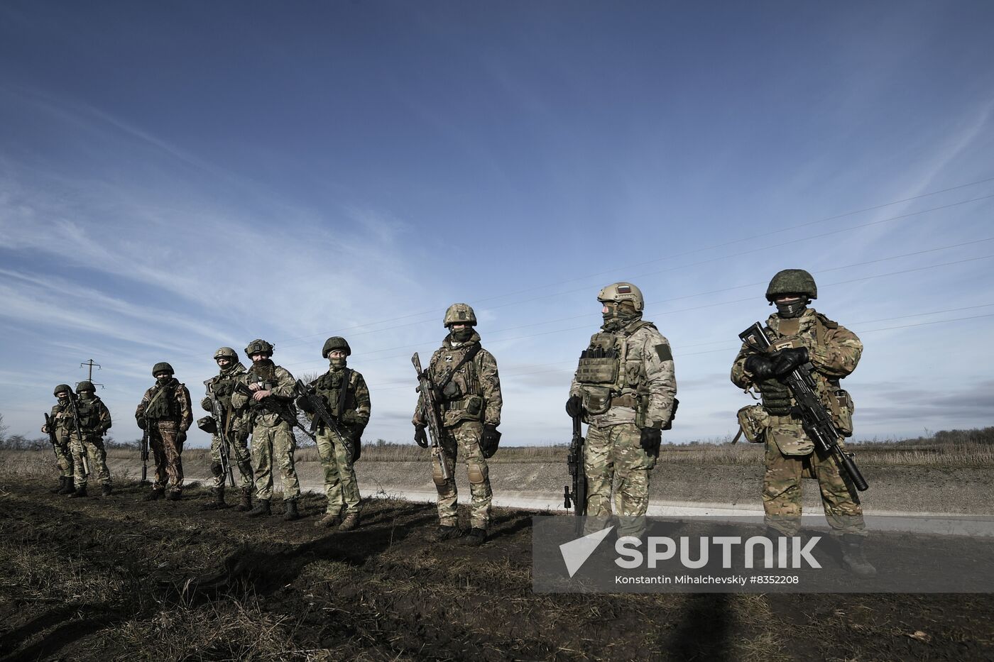 Russia Ukraine Military Operation Reservists Training