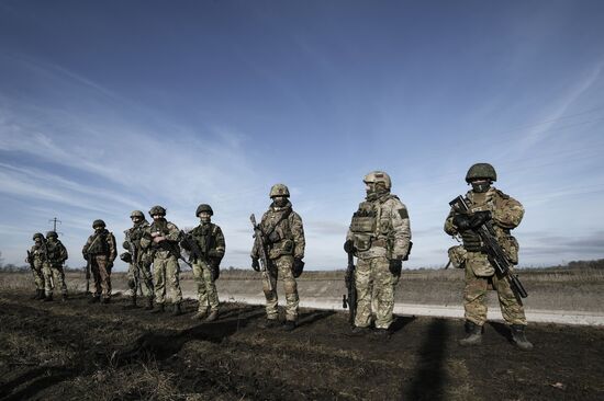Russia Ukraine Military Operation Reservists Training