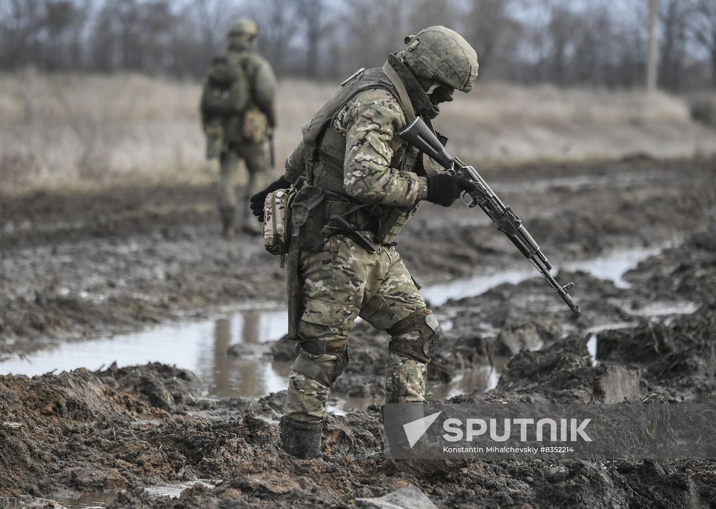 Russia Ukraine Military Operation Reservists Training