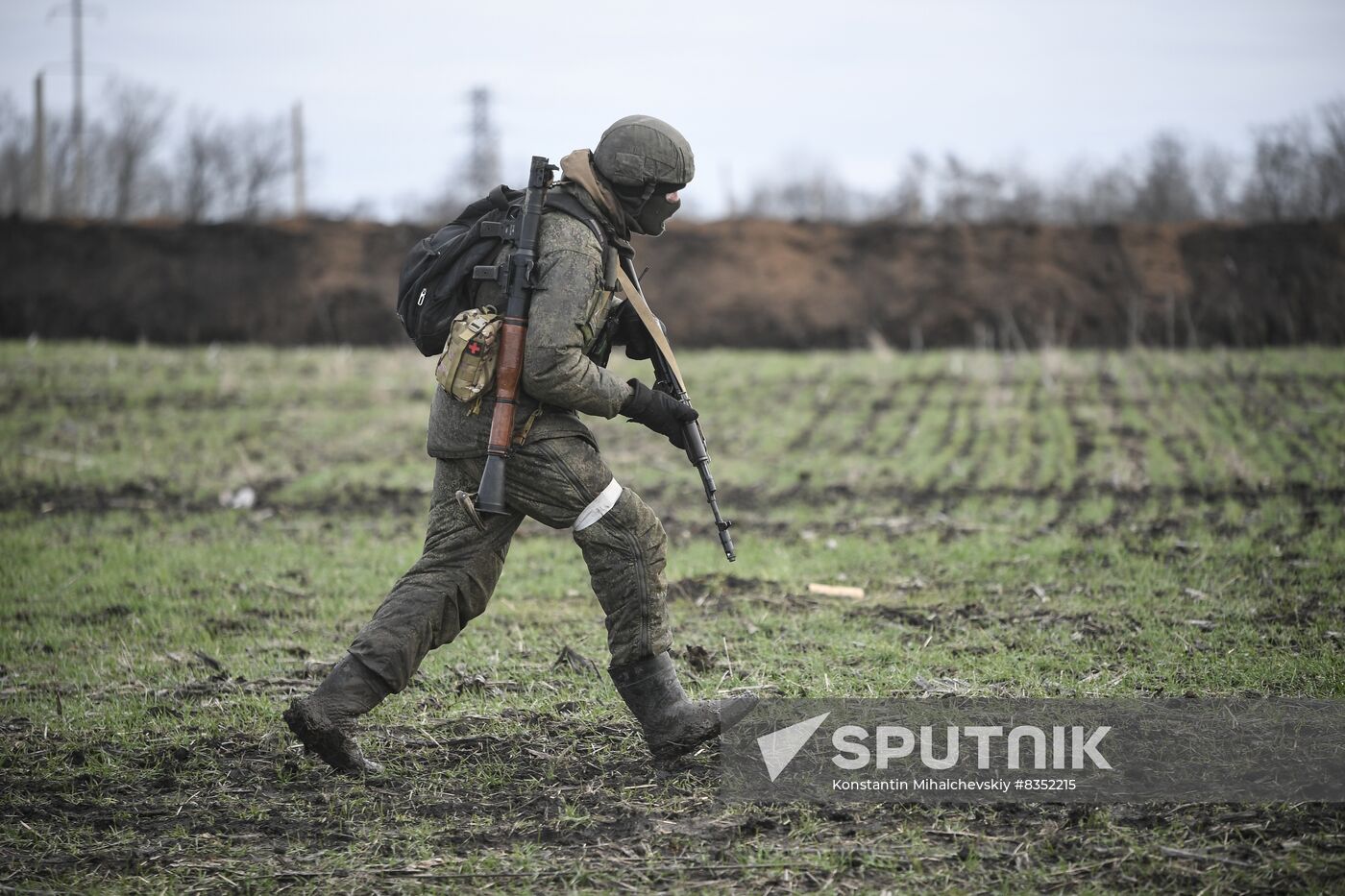 Russia Ukraine Military Operation Reservists Training