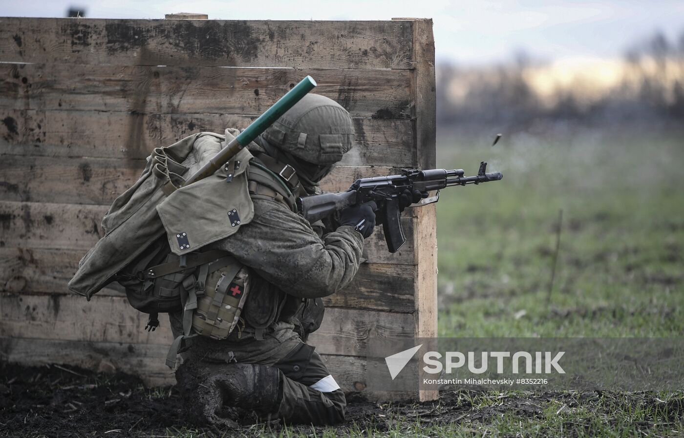 Russia Ukraine Military Operation Reservists Training