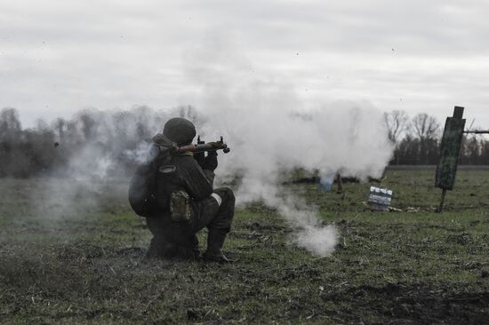 Russia Ukraine Military Operation Reservists Training