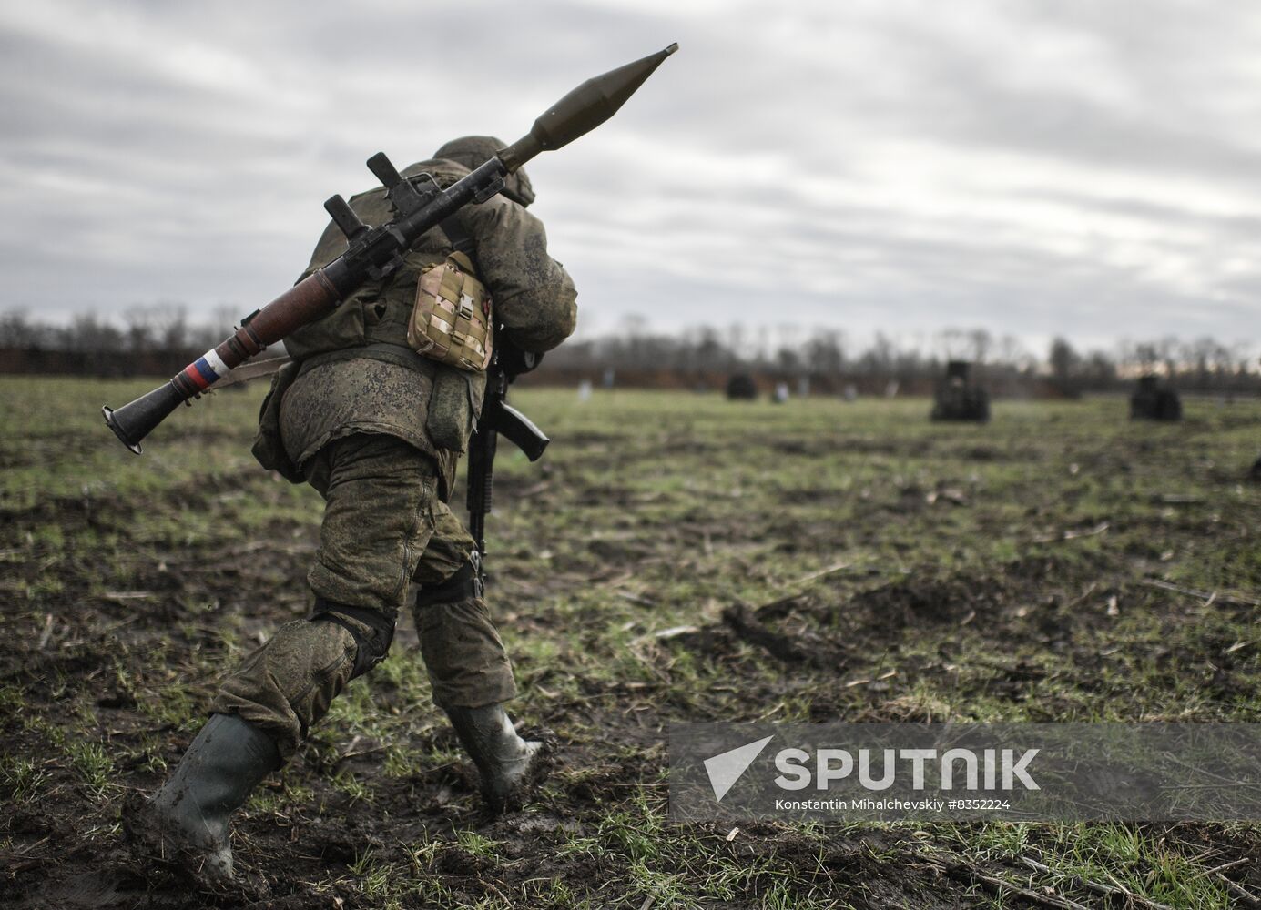 Russia Ukraine Military Operation Reservists Training