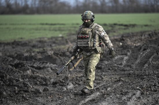Russia Ukraine Military Operation Reservists Training