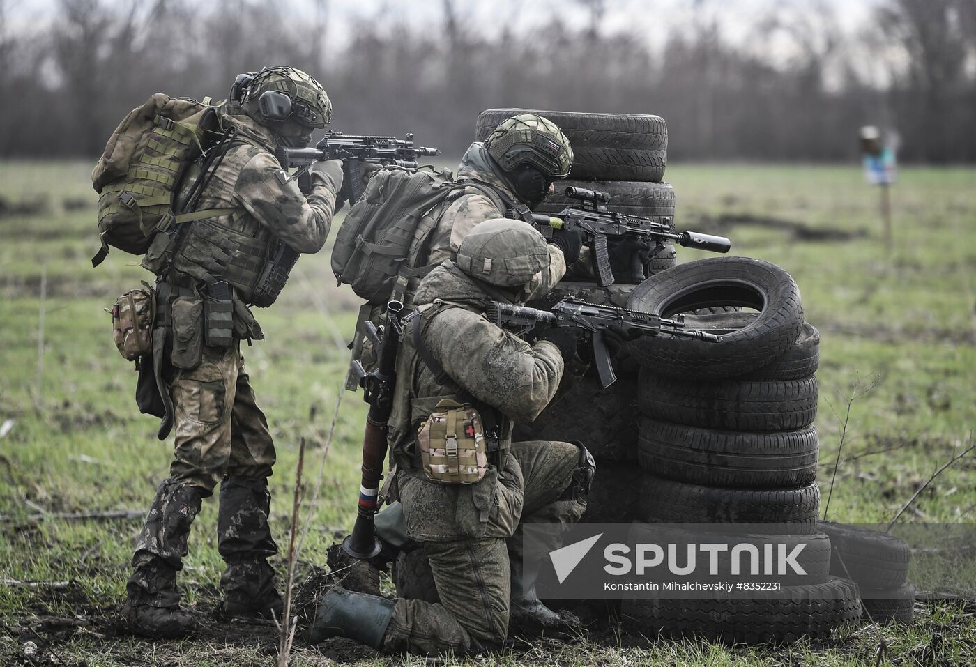 Russia Ukraine Military Operation Reservists Training