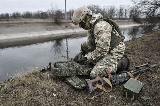 Russia Ukraine Military Operation Reservists Training