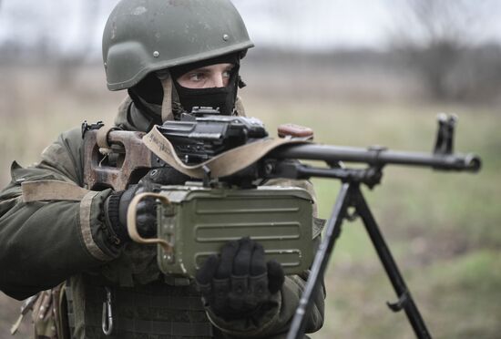 Russia Ukraine Military Operation Reservists Training