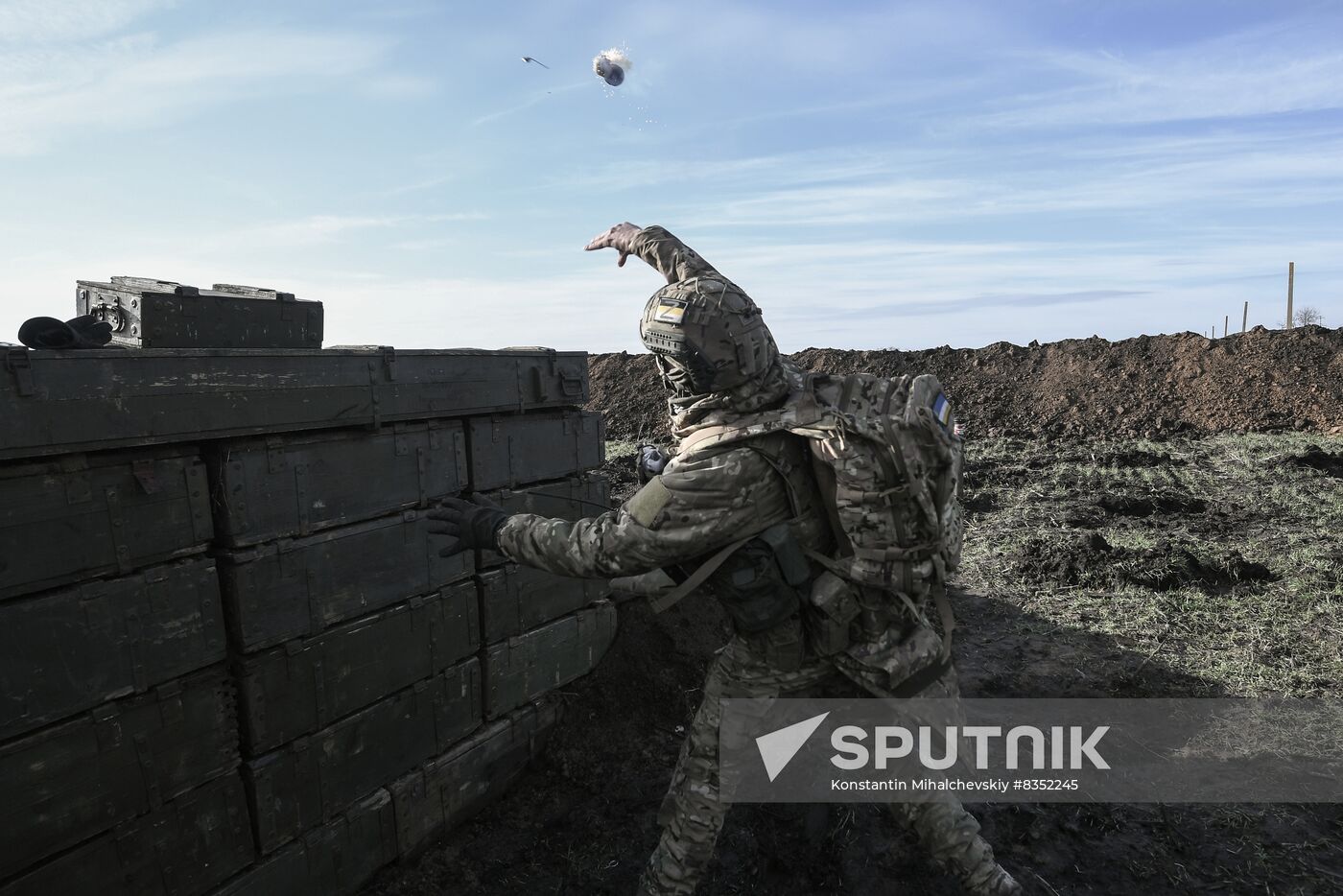 Russia Ukraine Military Operation Reservists Training