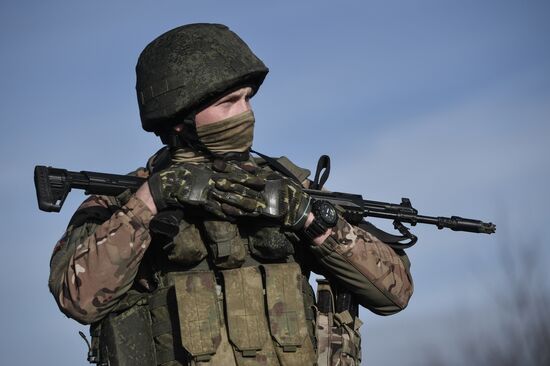 Russia Ukraine Military Operation Reservists Training
