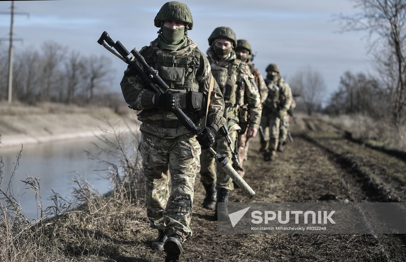 Russia Ukraine Military Operation Reservists Training