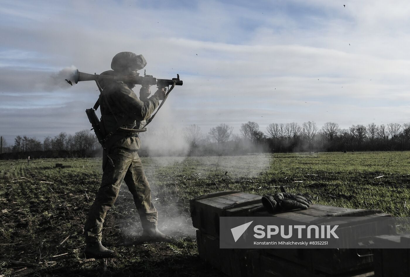 Russia Ukraine Military Operation Reservists Training