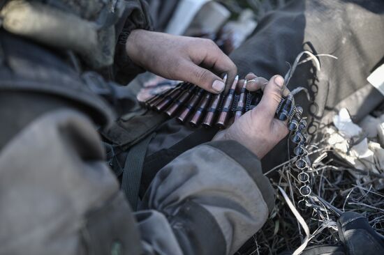 Russia Ukraine Military Operation Reservists Training