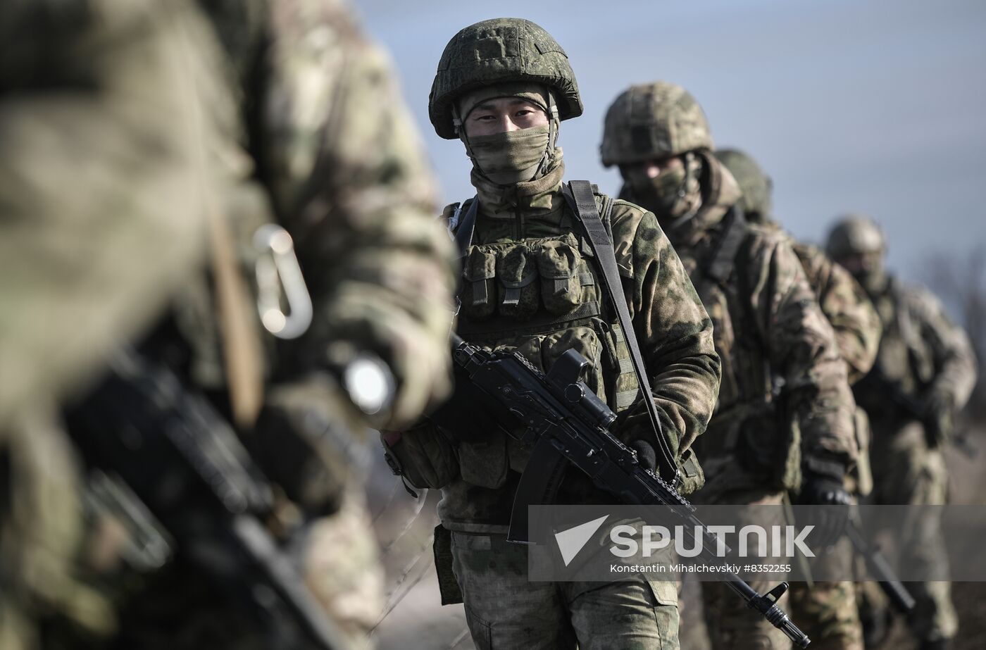 Russia Ukraine Military Operation Reservists Training