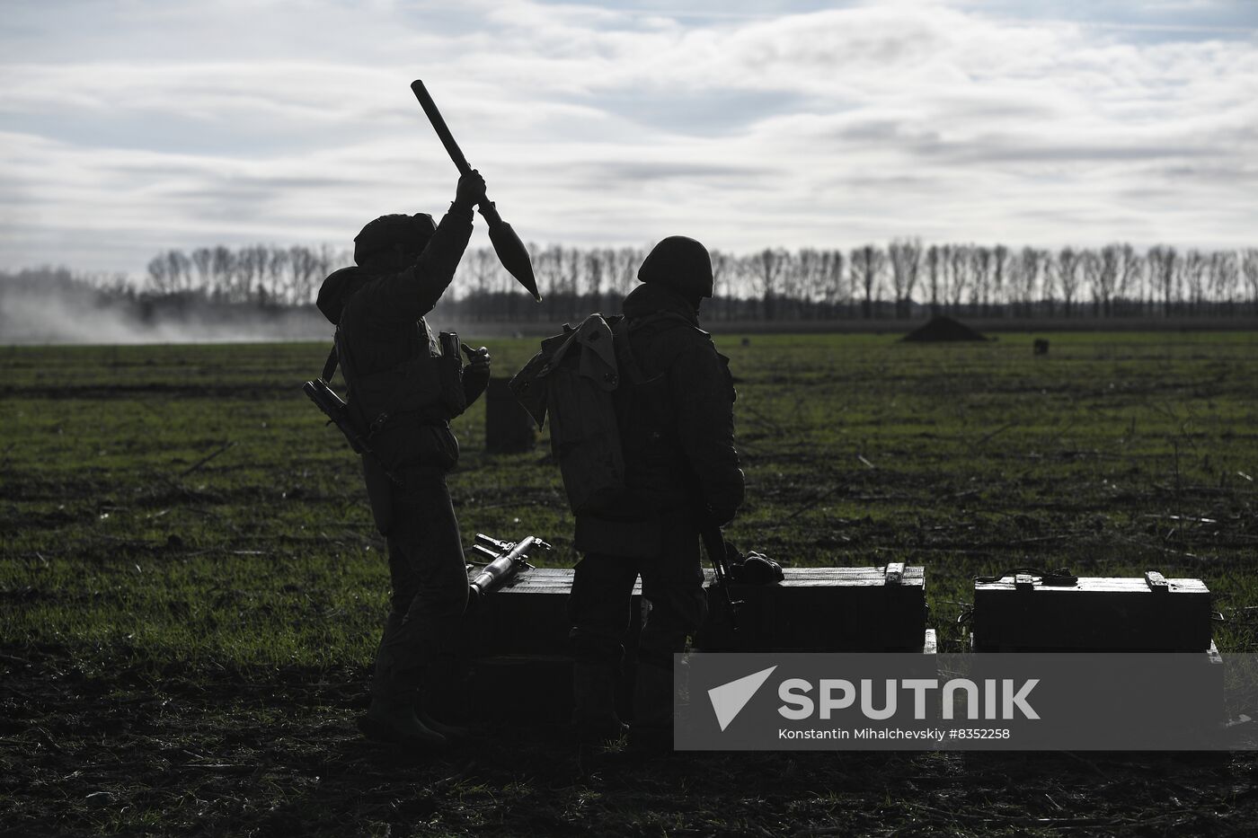 Russia Ukraine Military Operation Reservists Training
