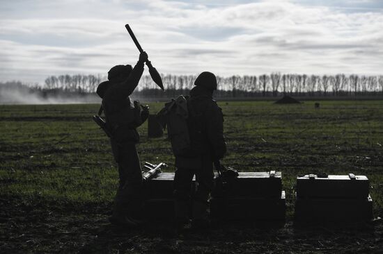 Russia Ukraine Military Operation Reservists Training