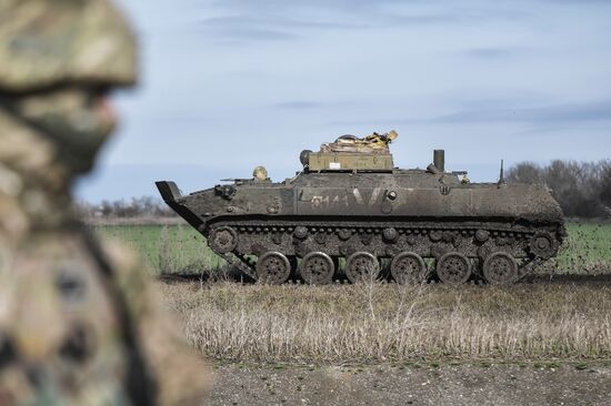 Russia Ukraine Military Operation Reservists Training