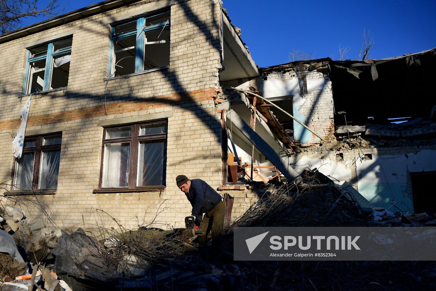 Russia Ukraine Military Operation Shelling