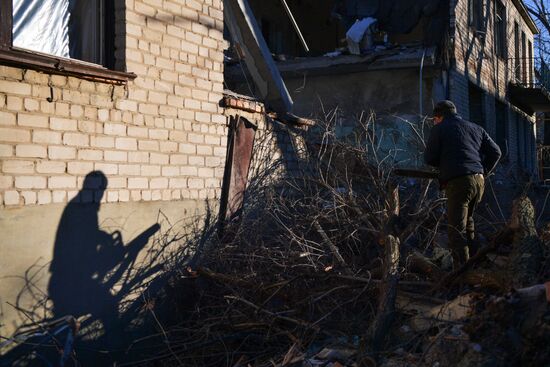 Russia Ukraine Military Operation Shelling