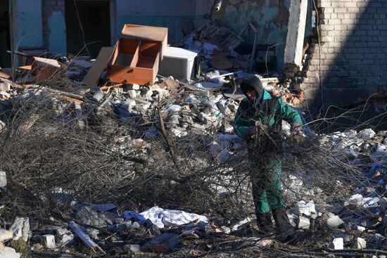Russia Ukraine Military Operation Shelling