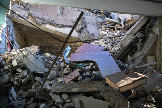 Russia Ukraine Military Operation Shelling