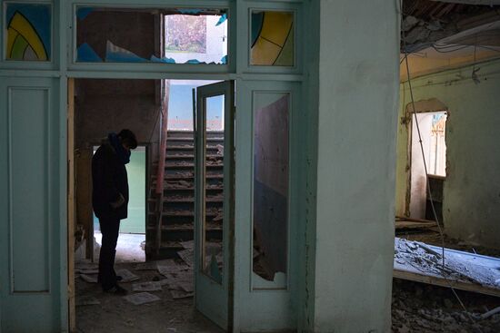 Russia Ukraine Military Operation Shelling