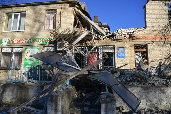 Russia Ukraine Military Operation Shelling