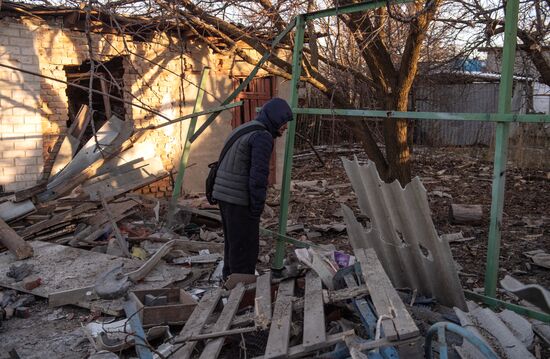 Russia Ukraine Military Operation Shelling