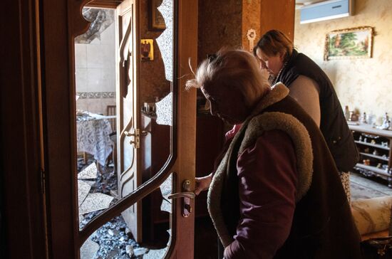 Russia Ukraine Military Operation Shelling