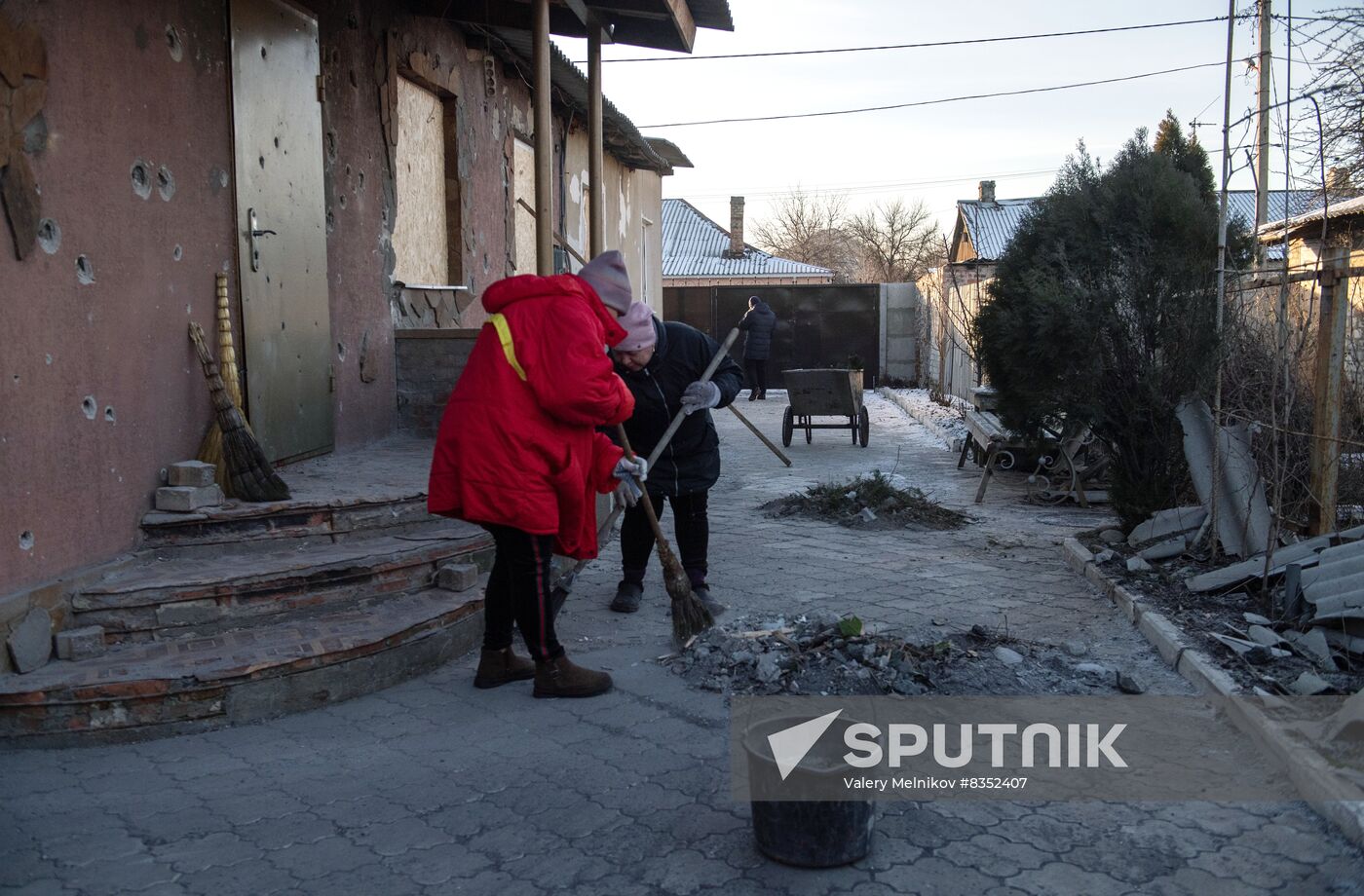 Russia Ukraine Military Operation Shelling