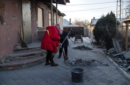 Russia Ukraine Military Operation Shelling