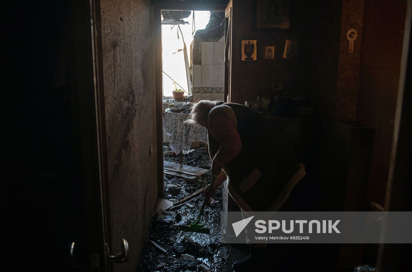 Russia Ukraine Military Operation Shelling