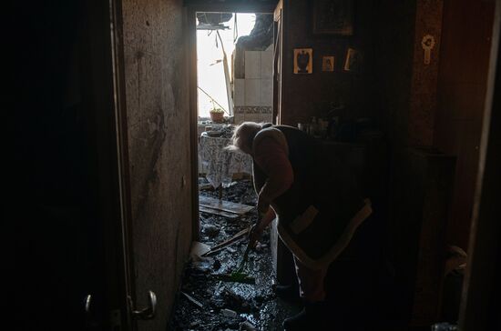 Russia Ukraine Military Operation Shelling