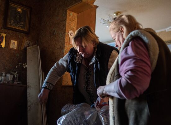 Russia Ukraine Military Operation Shelling