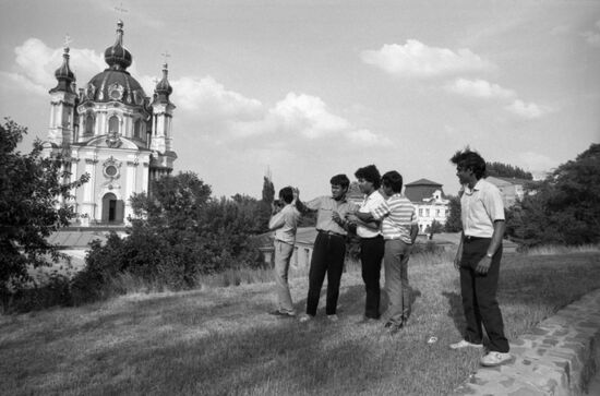 Sri Lankan students at Kiev Institute of Civil Aviation