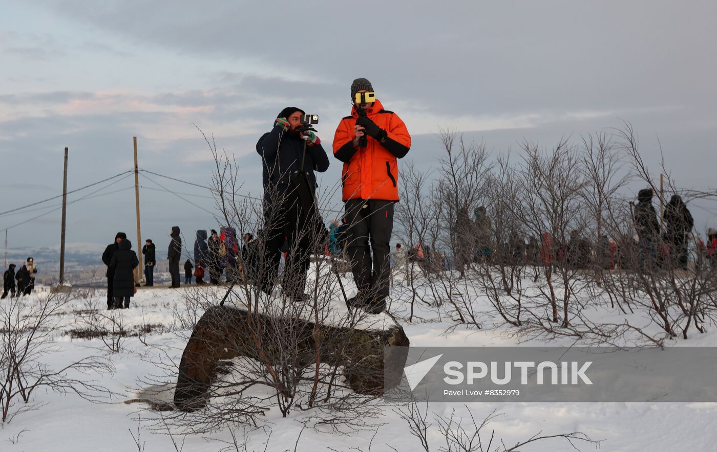 Russia Environment Polar Night End